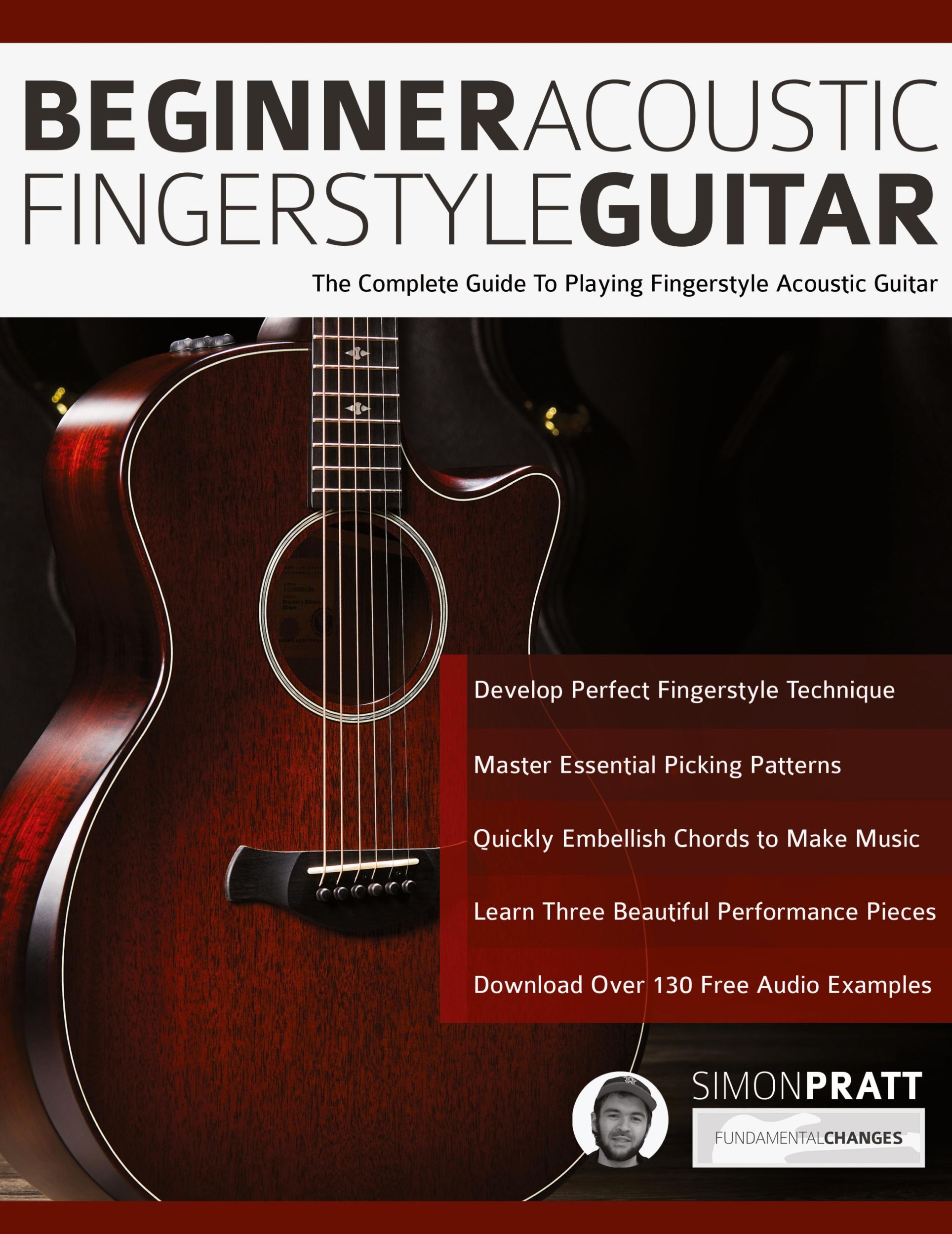 Cover: 9781789331783 | Beginner Acoustic Fingerstyle Guitar | Simon Pratt (u. a.) | Buch