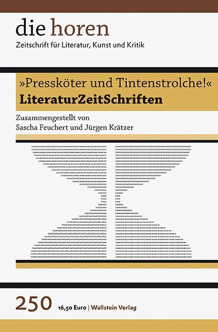 Cover: 9783835312364 | »Pressköter und Tintenstrolche!« | LiteraturZeitSchriften | Buch