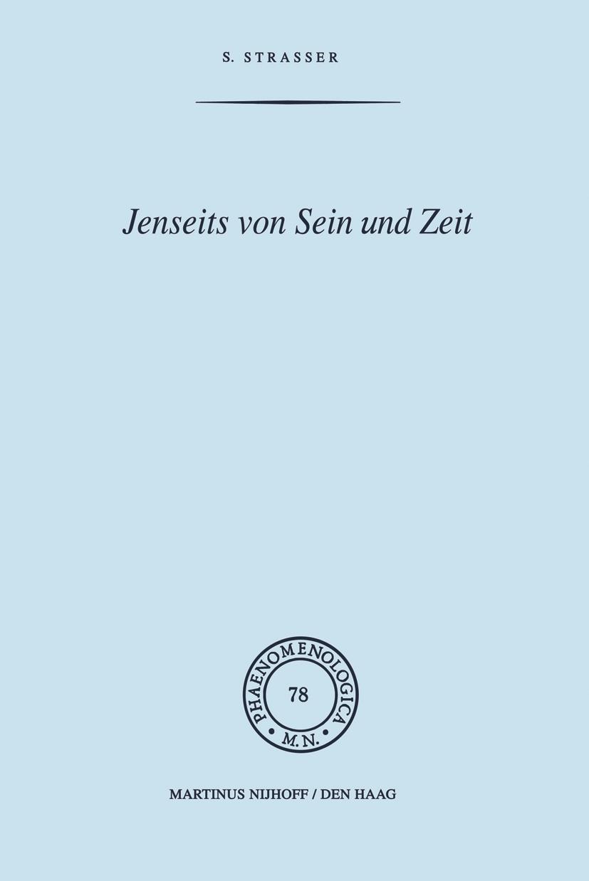 Cover: 9789400997226 | Jenseits von Sein und Zeit | Stephan Strasser | Taschenbuch | xiv