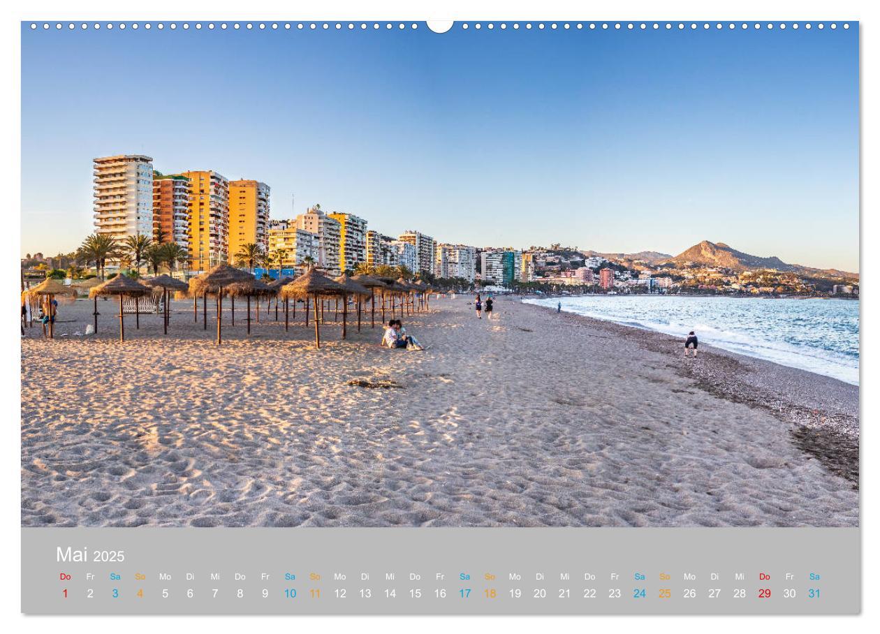 Bild: 9783435230761 | Malaga - andalusische Mittelmeerküste (Wandkalender 2025 DIN A2...