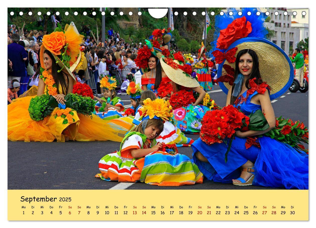 Bild: 9783435457687 | Blumenfest auf Madeira (Wandkalender 2025 DIN A4 quer), CALVENDO...