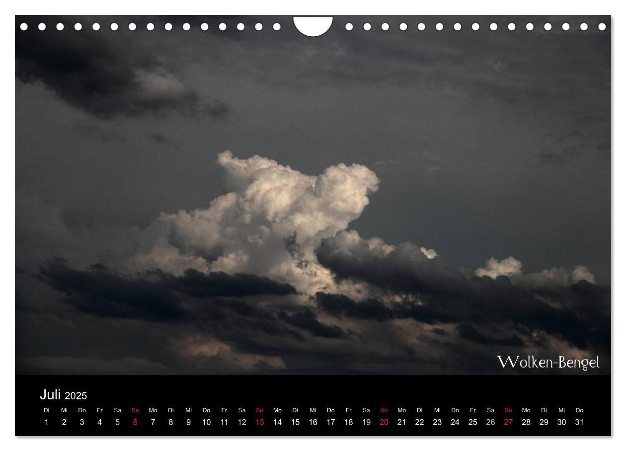 Bild: 9783435799503 | Wolken-Kunstwerke (Wandkalender 2025 DIN A4 quer), CALVENDO...