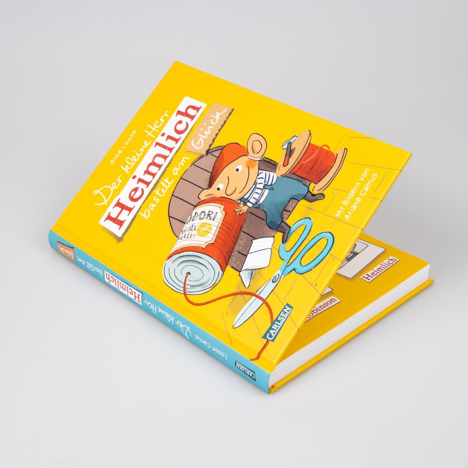 Bild: 9783551522047 | Der kleine Herr Heimlich bastelt am Glück | Anke Loose | Buch | 160 S.