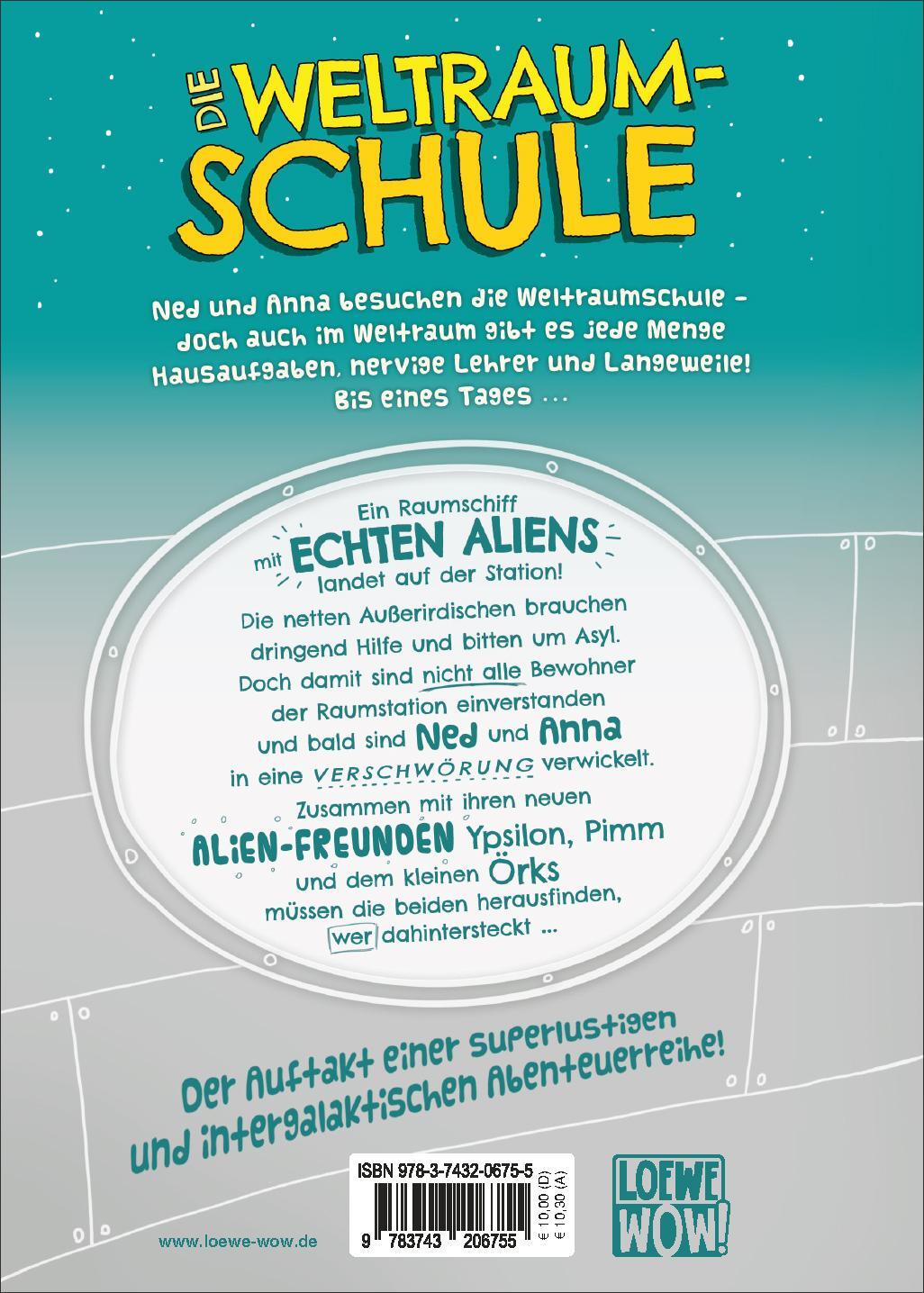 Rückseite: 9783743206755 | Die Weltraumschule (Band 1) - Erste Stunde: Alienkunde | Kaiblinger