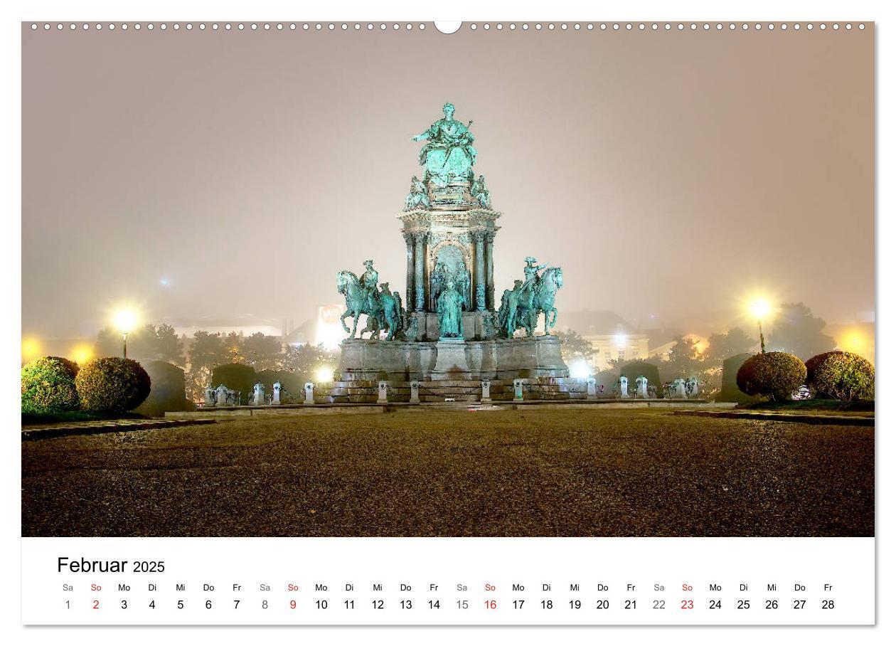 Bild: 9783435160181 | Wien nach Sonnenuntergang (Wandkalender 2025 DIN A2 quer), CALVENDO...