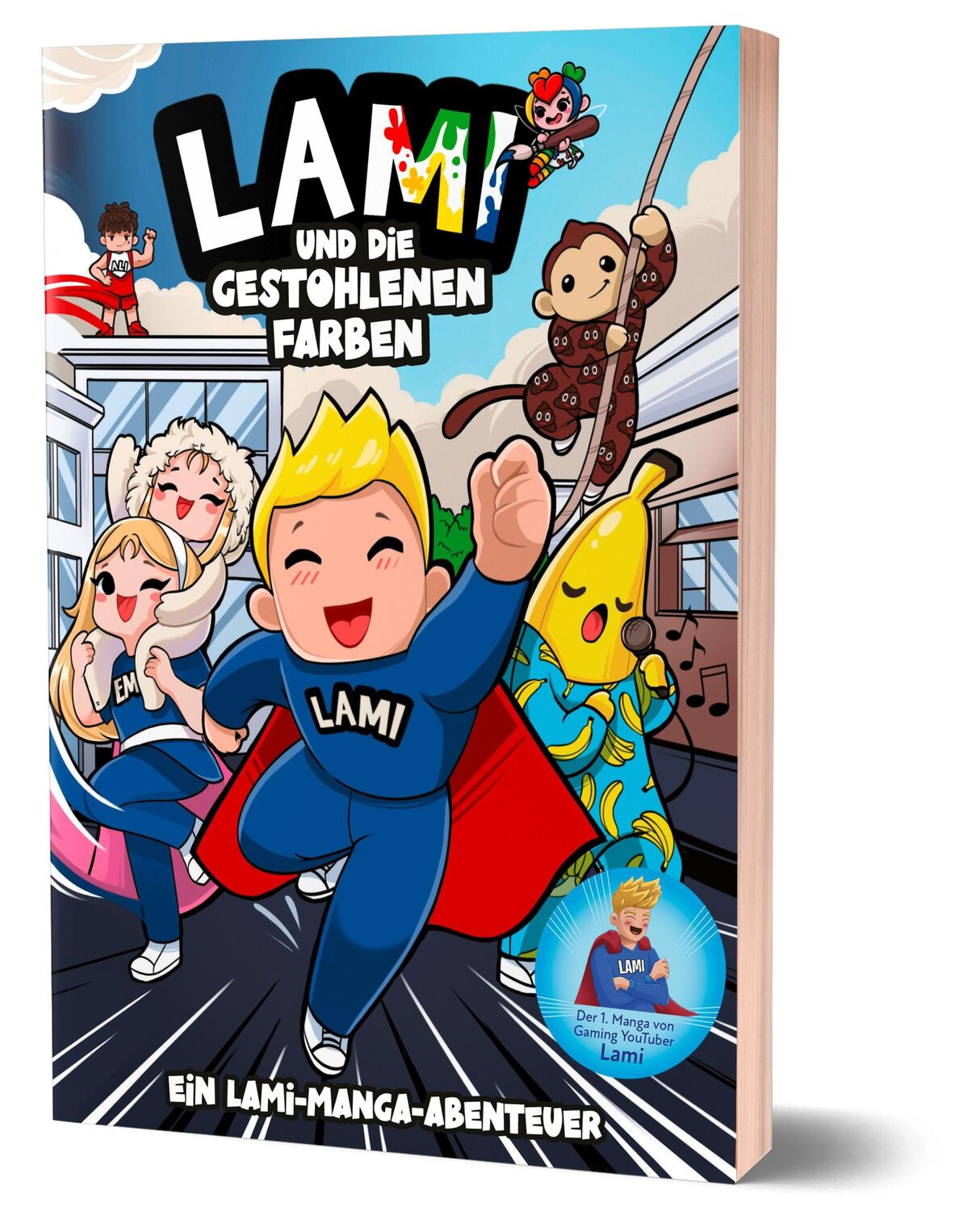 Cover: 9783960964285 | Lami und die gestohlenen Farben | Ein Lami-Manga-Abenteuer | Buch