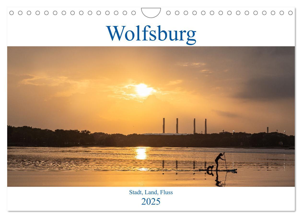 Cover: 9783435080649 | Wolfsburg - Stadt, Land, Fluss (Wandkalender 2025 DIN A4 quer),...