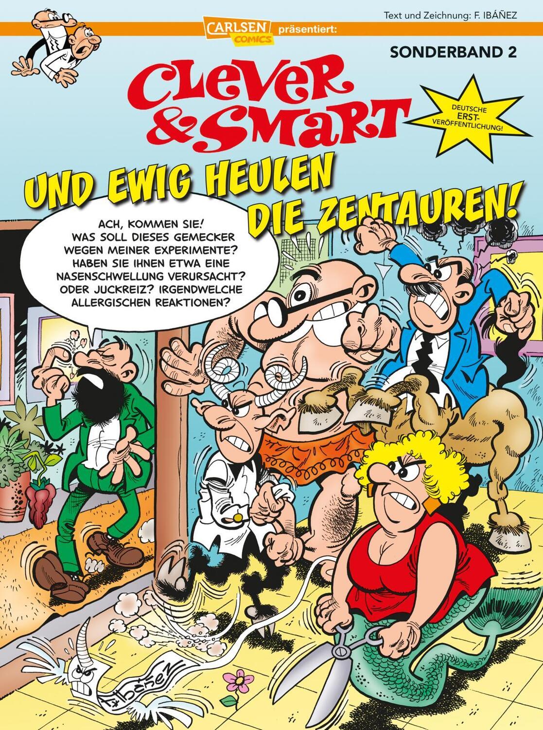 Cover: 9783551790545 | Clever und Smart Sonderband 2: Und ewig heulen die Zentauren | Ibáñez