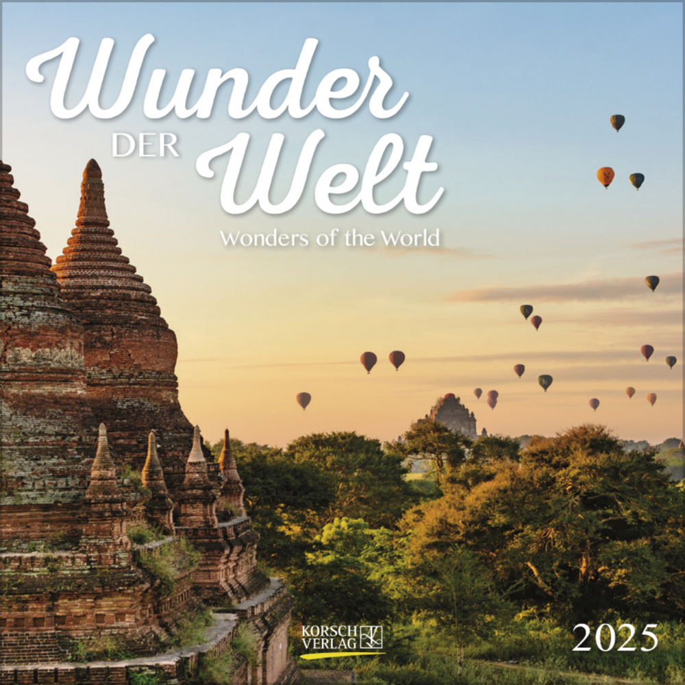 Cover: 9783731875550 | Wunder der Welt 2025 | Korsch Verlag | Kalender | Englisch Broschur