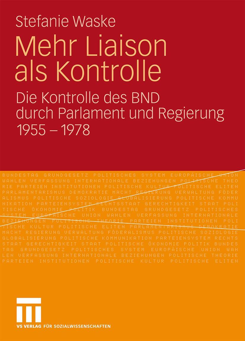 Cover: 9783531163475 | Mehr Liaison als Kontrolle | Stefanie Waske | Taschenbuch | ix | 2008