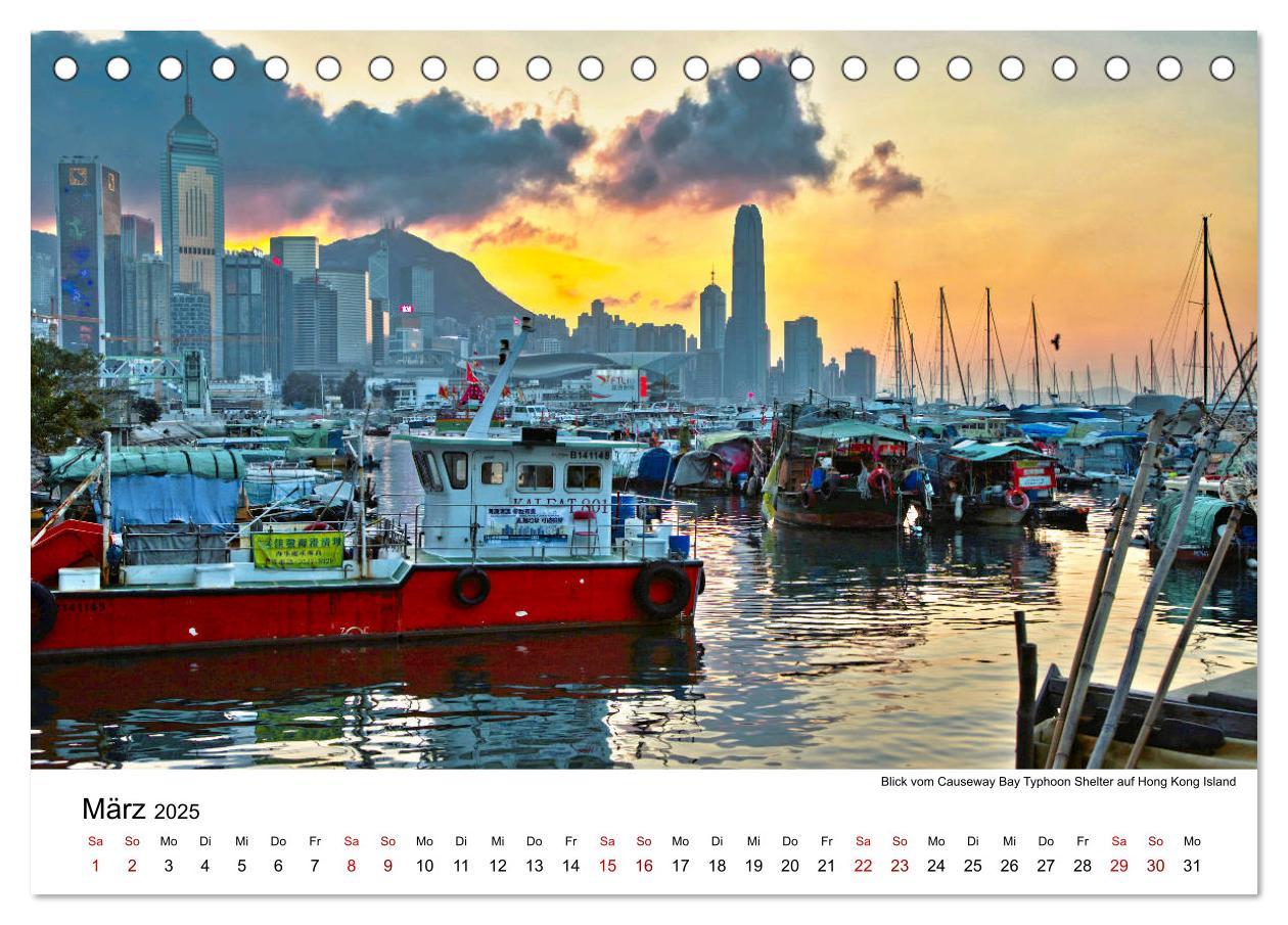 Bild: 9783435161447 | Megacity Hong Kong (Tischkalender 2025 DIN A5 quer), CALVENDO...