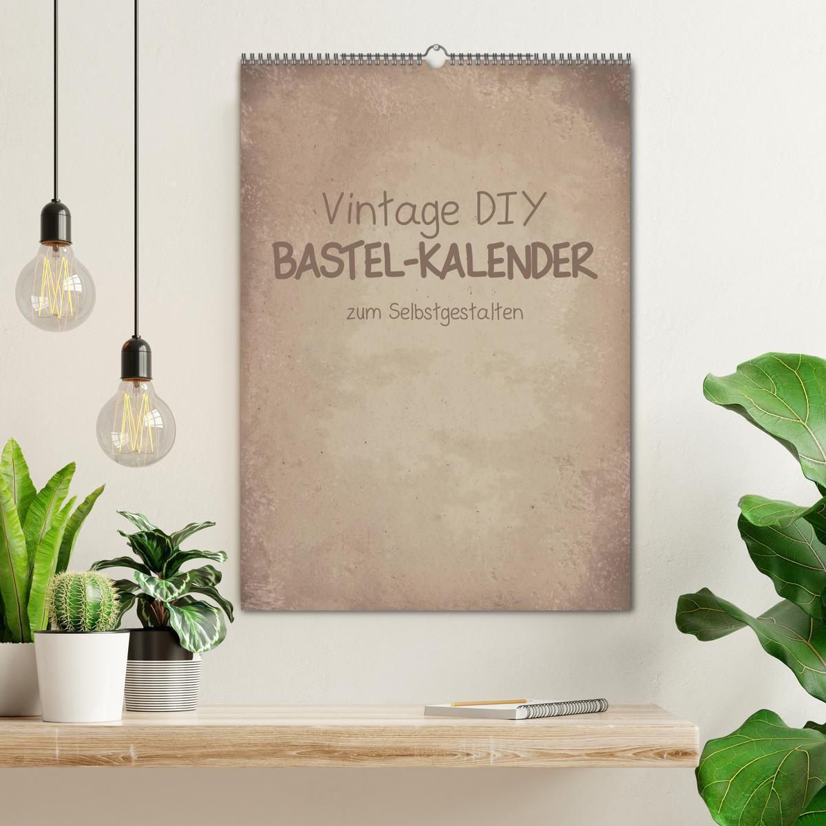 Bild: 9783435962358 | Vintage DIY Bastel-Kalender -Hochformat- (Wandkalender 2025 DIN A2...