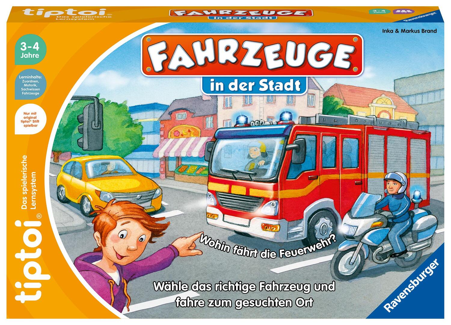 Cover: 4005556001279 | Ravensburger tiptoi Spiel 00127 Fahrzeuge in der Stadt - Lernspiel...