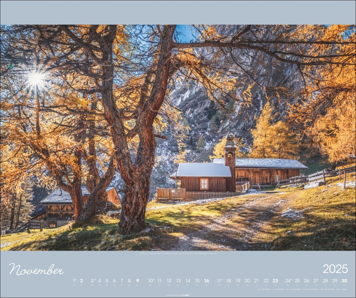 Bild: 9783839901113 | Alpen im Licht Kalender 2025 | Kalender | Spiralbindung | 14 S. | 2025