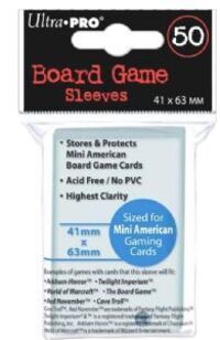 Cover: 74427826628 | Board Game Sleeves 41x63mm (50) | deutsch | Ultra Pro!