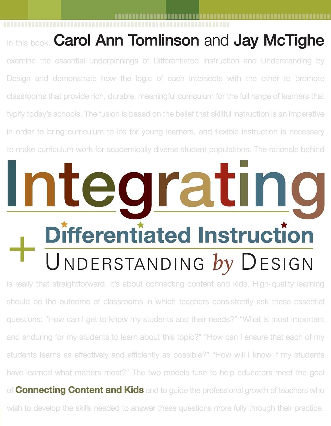 Cover: 9781416602842 | Integrating Differentiated Instruction and Understanding by Design