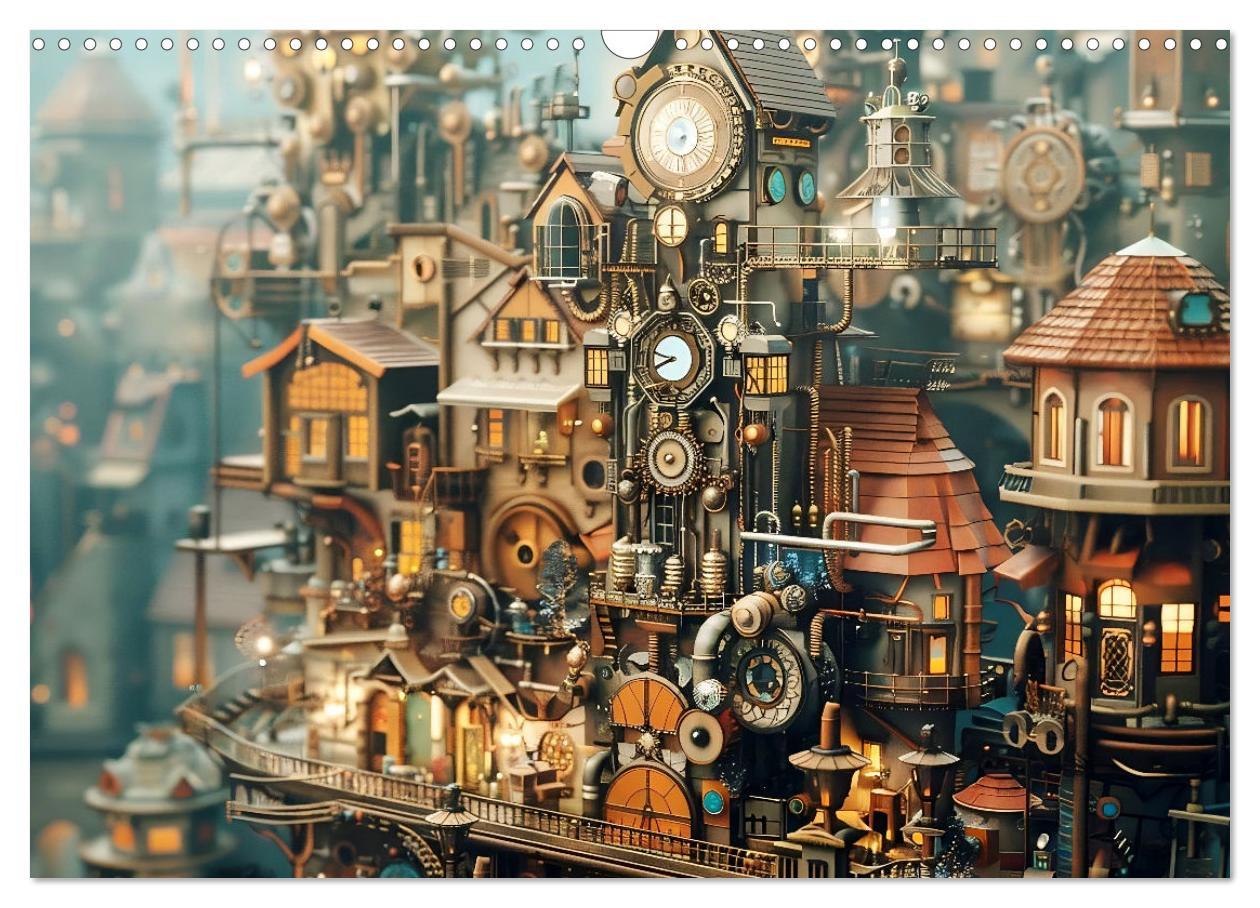 Bild: 9783435979677 | Miniaturwelt Faszinierend winzige Häuser im Steampunk-Stil...