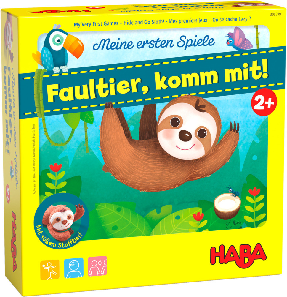 Cover: 4010168260426 | Meine ersten Spiele - Faultier, komm mit! | HABA Spieleredaktion