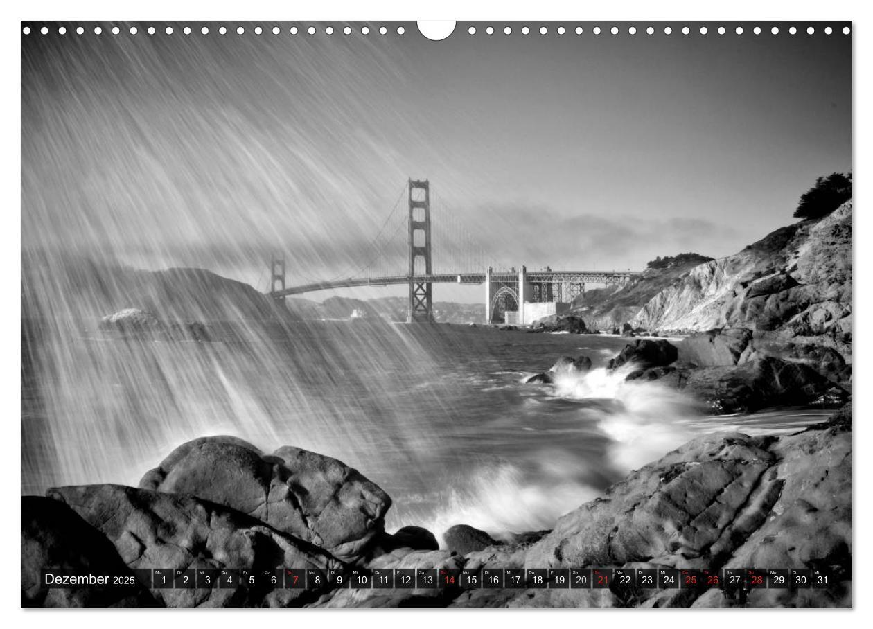 Bild: 9783435580965 | SAN FRANCISCO Monochrome Ansichten (Wandkalender 2025 DIN A3 quer),...