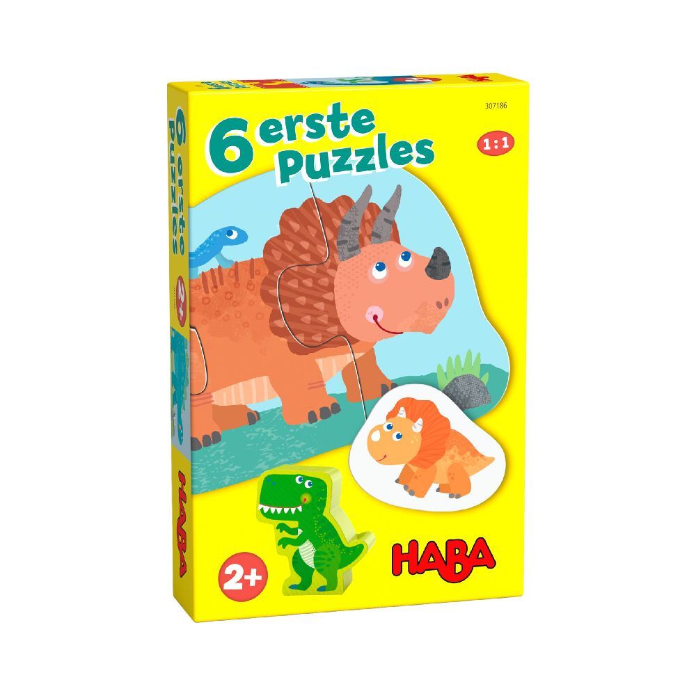 Cover: 4010168265988 | 6 erste Puzzles Dinos | 1307186001 | Deutsch | 2024 | HABA