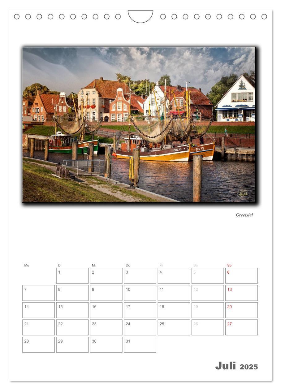 Bild: 9783457059104 | Ostfriesland - die bezaubernden alten Häfen / Planer (Wandkalender...