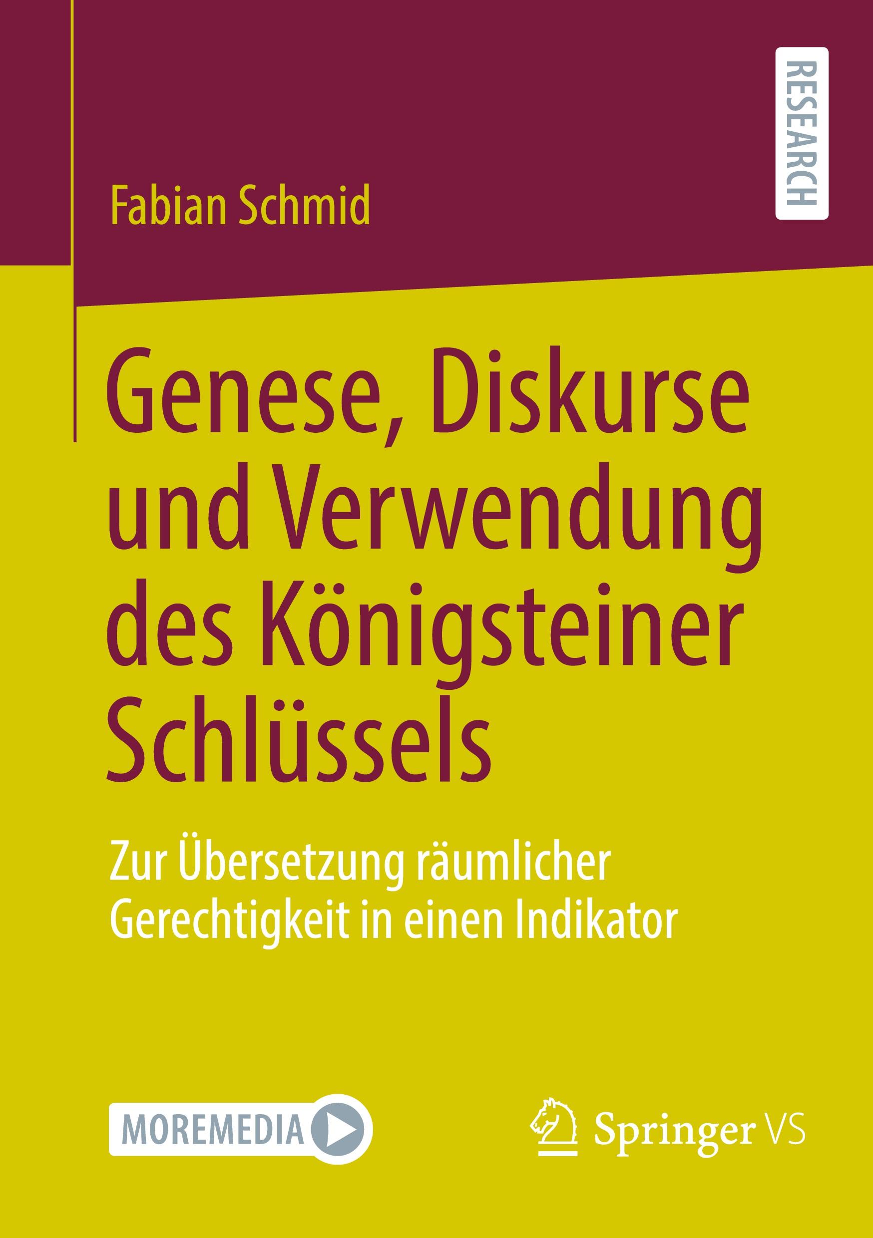 Cover: 9783658442972 | Genese, Diskurse und Verwendung des Königsteiner Schlüssels | Schmid