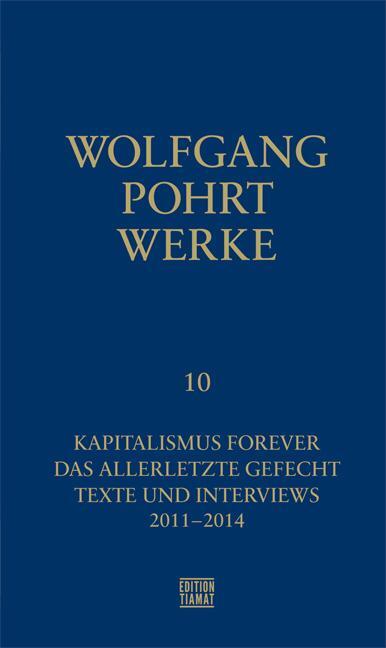 Cover: 9783893202317 | Werke Band 10 | Wolfgang Pohrt | Buch | Critica Diabolis | 312 S.