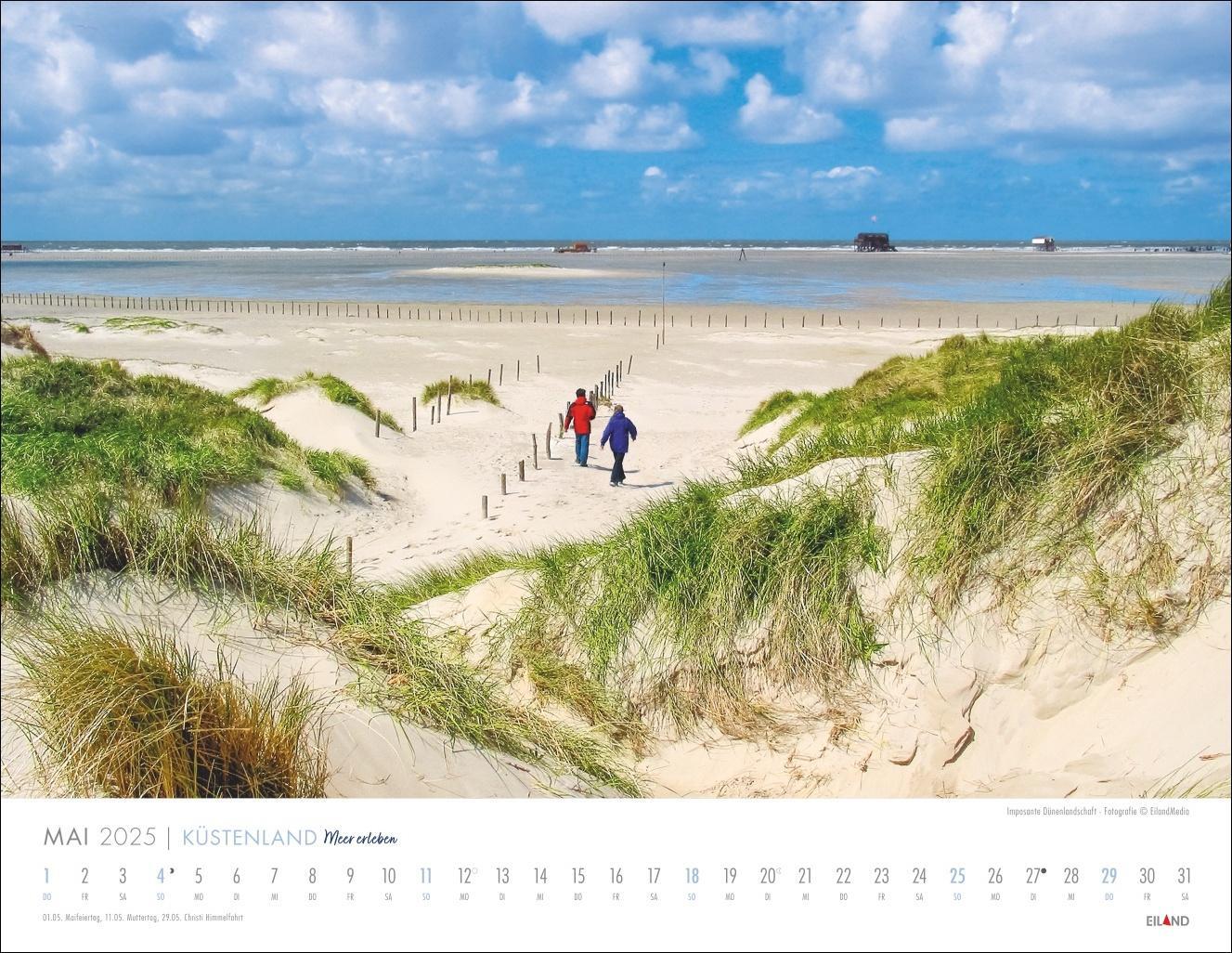 Bild: 9783964023513 | Küstenland Kalender 2025 - Meer erleben | Eiland | Kalender | 13 S.