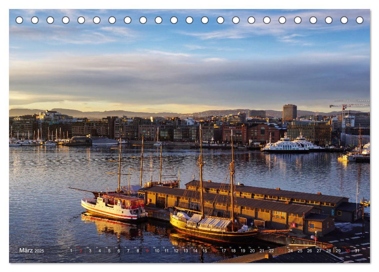 Bild: 9783435276332 | Oslo - Norwegen (Tischkalender 2025 DIN A5 quer), CALVENDO...