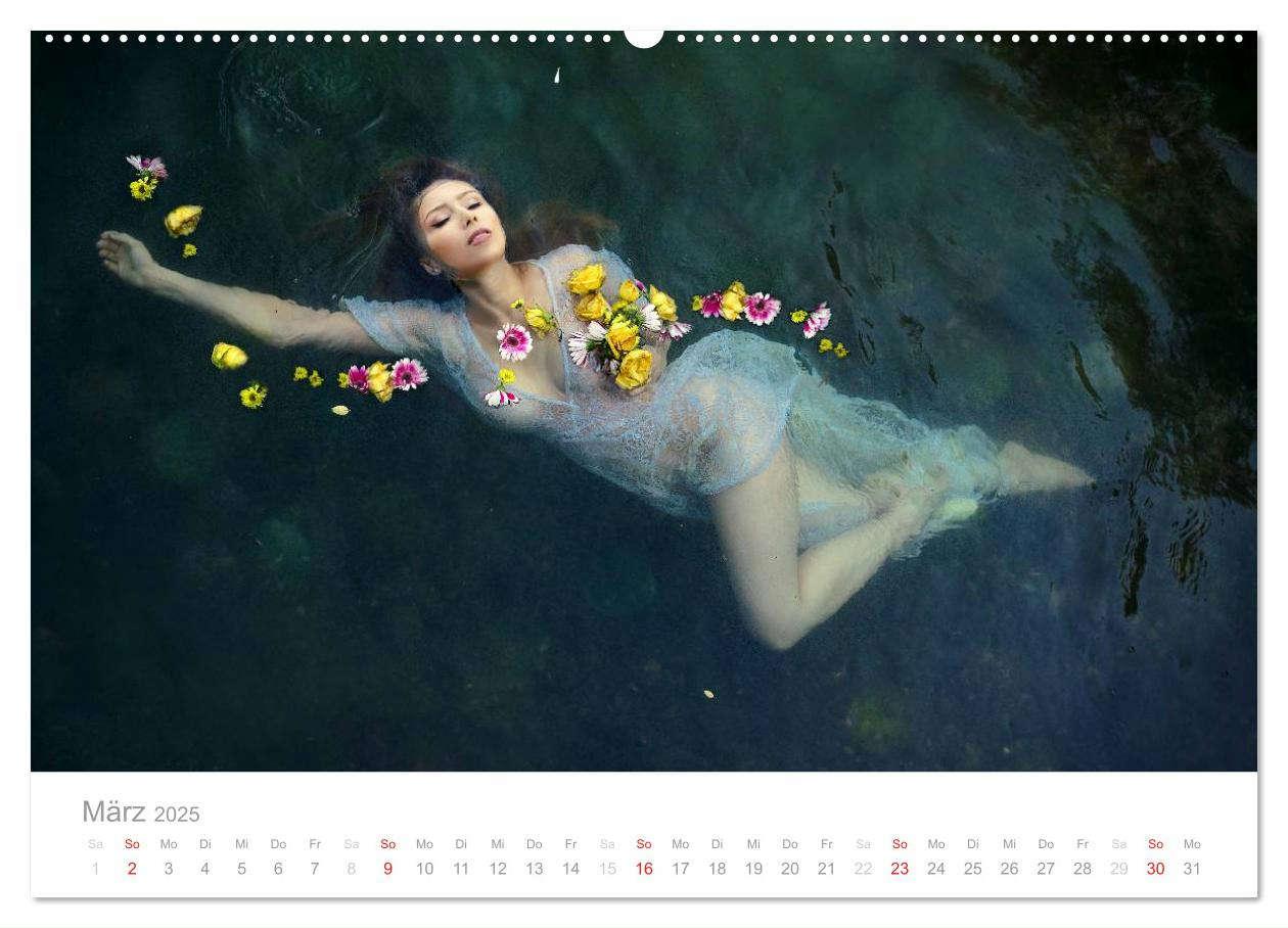 Bild: 9783435539567 | Wasser und Nymphen - Akt am Wasser (Wandkalender 2025 DIN A2 quer),...