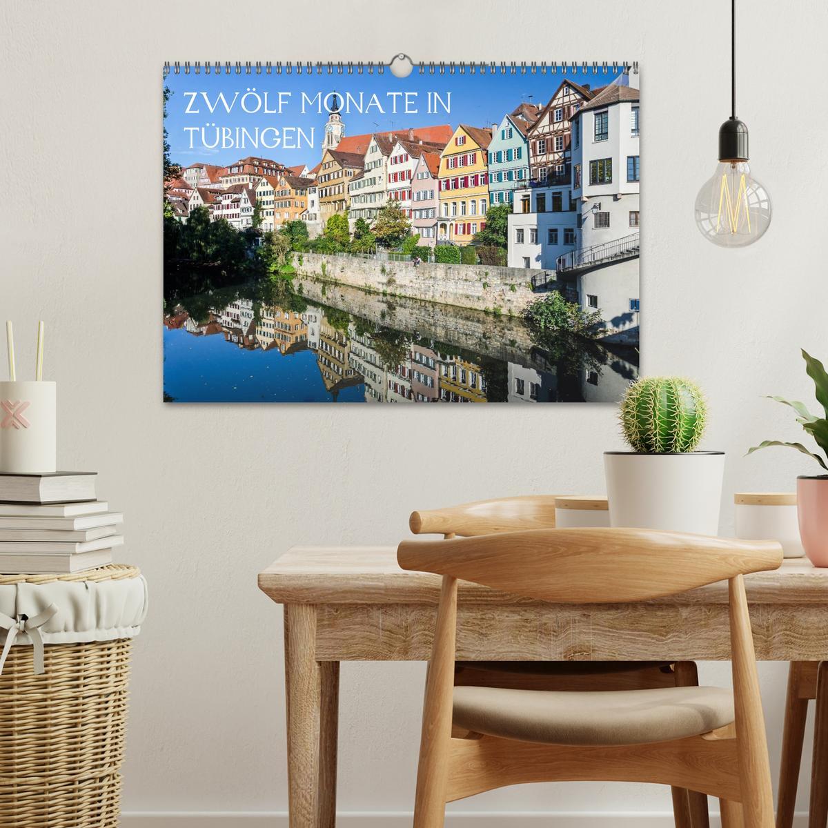 Bild: 9783435571512 | Zwölf Monate in Tübingen (Wandkalender 2025 DIN A3 quer), CALVENDO...