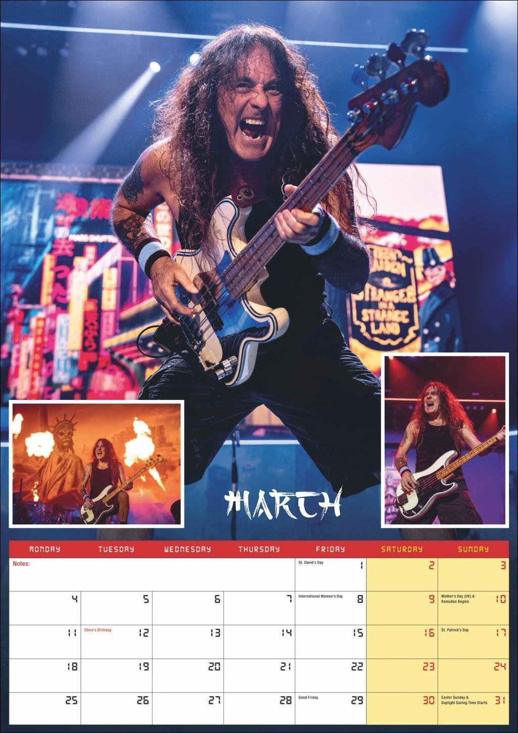 Bild: 9783840196744 | Iron Maiden Posterkalender 2025 | Kalender | Danilo | Spiralbindung