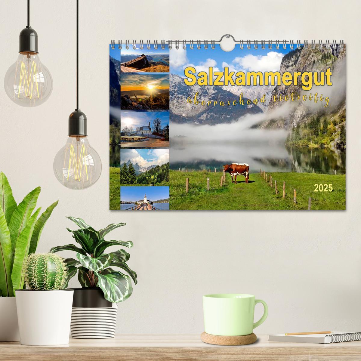 Bild: 9783435459056 | Salzkammergut, überraschend vielseitig (Wandkalender 2025 DIN A4...