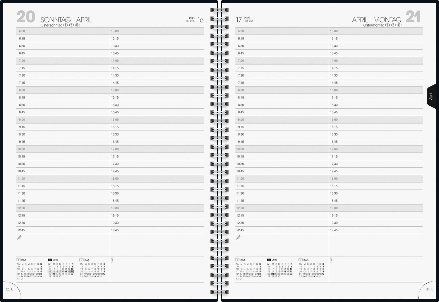 Bild: 4061947128727 | Brunnen 1078765905 Buchkalender Modell 787 (2025) 1 Seite = 1 Tag...