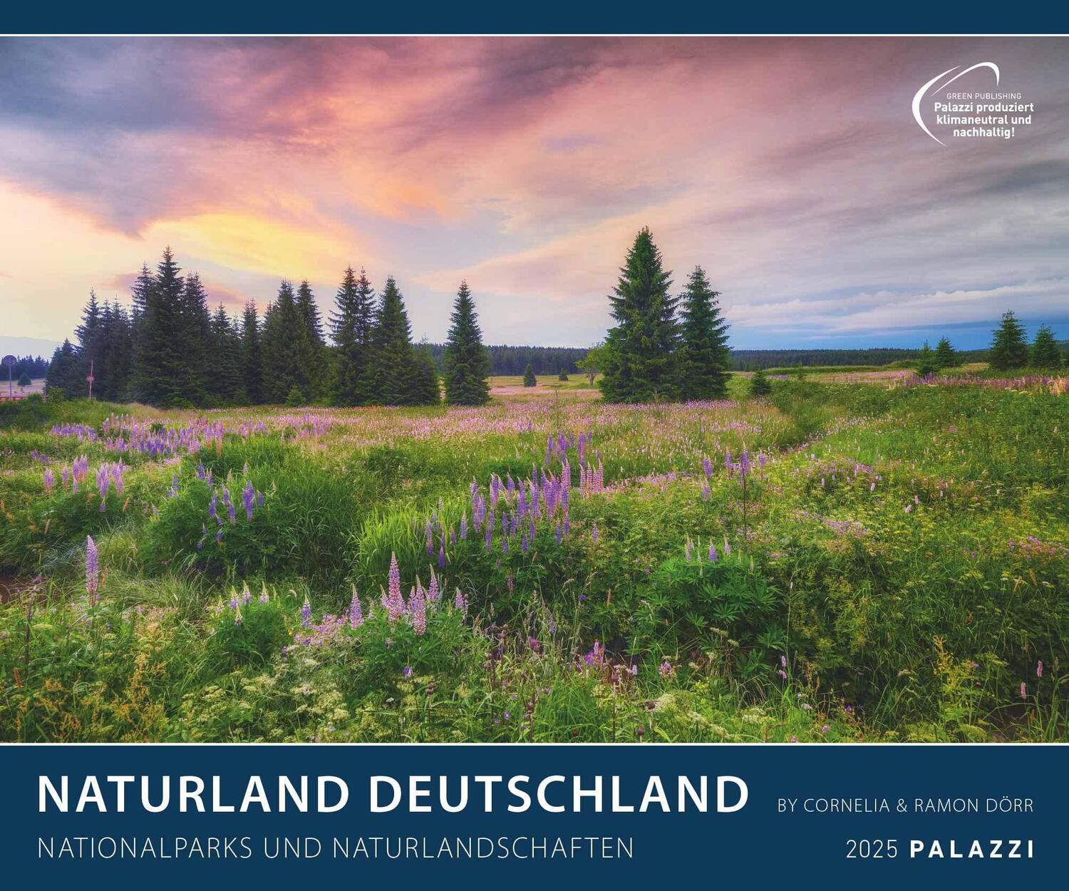 Cover: 4251734300744 | PALAZZI - Naturland Deutschland 2025 Wandkalender, 60x50cm,...