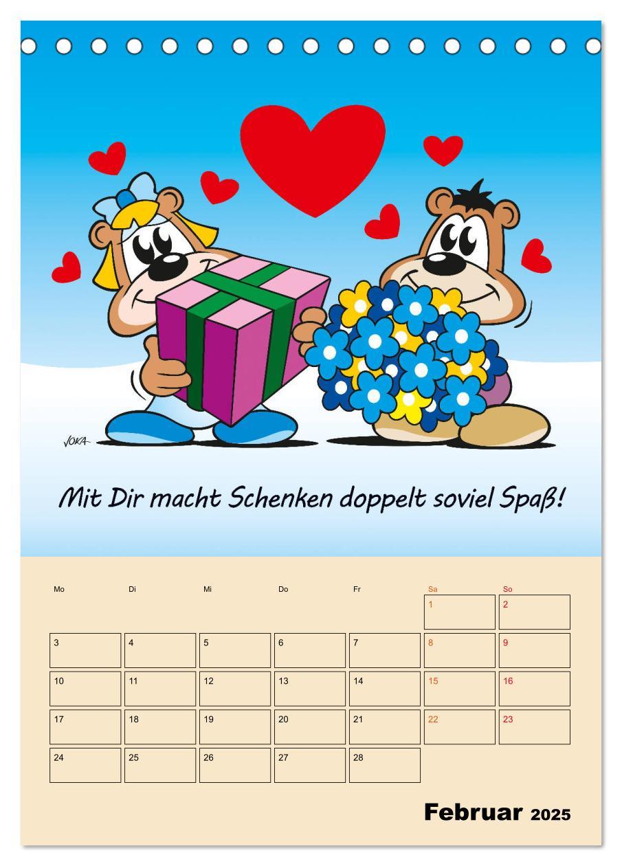 Bild: 9783435931408 | Ein Jahr mit Dir! (Tischkalender 2025 DIN A5 hoch), CALVENDO...