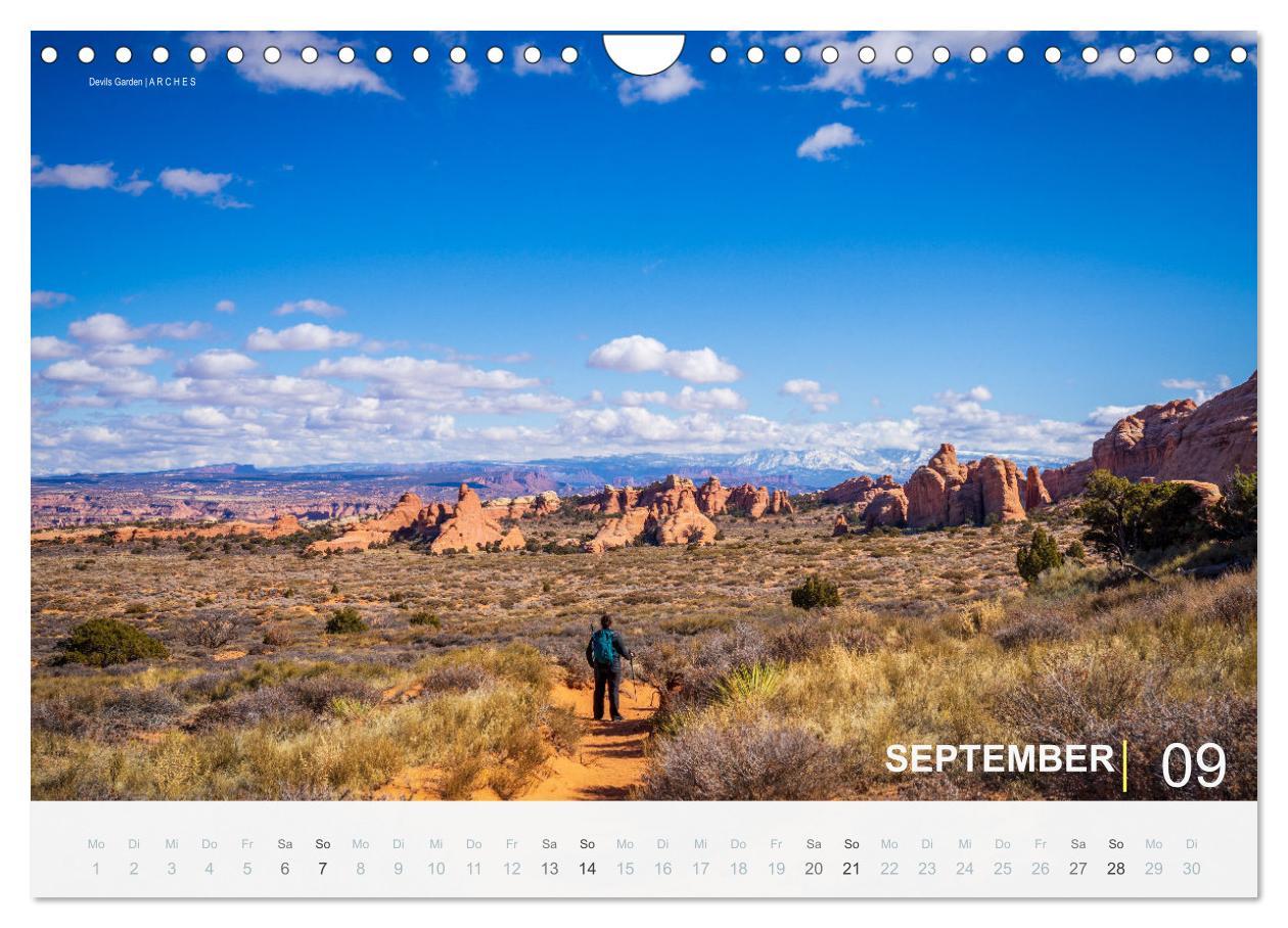 Bild: 9783435105168 | Wunderbare Wanderungen im Südwesten der USA (Wandkalender 2025 DIN...