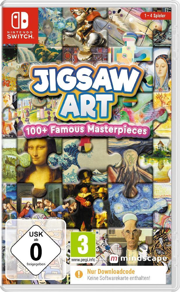 Cover: 8720618957283 | Jigsaw Art: 100+ Famous Masterpieces (CiB), Switch, 1 Nintendo...