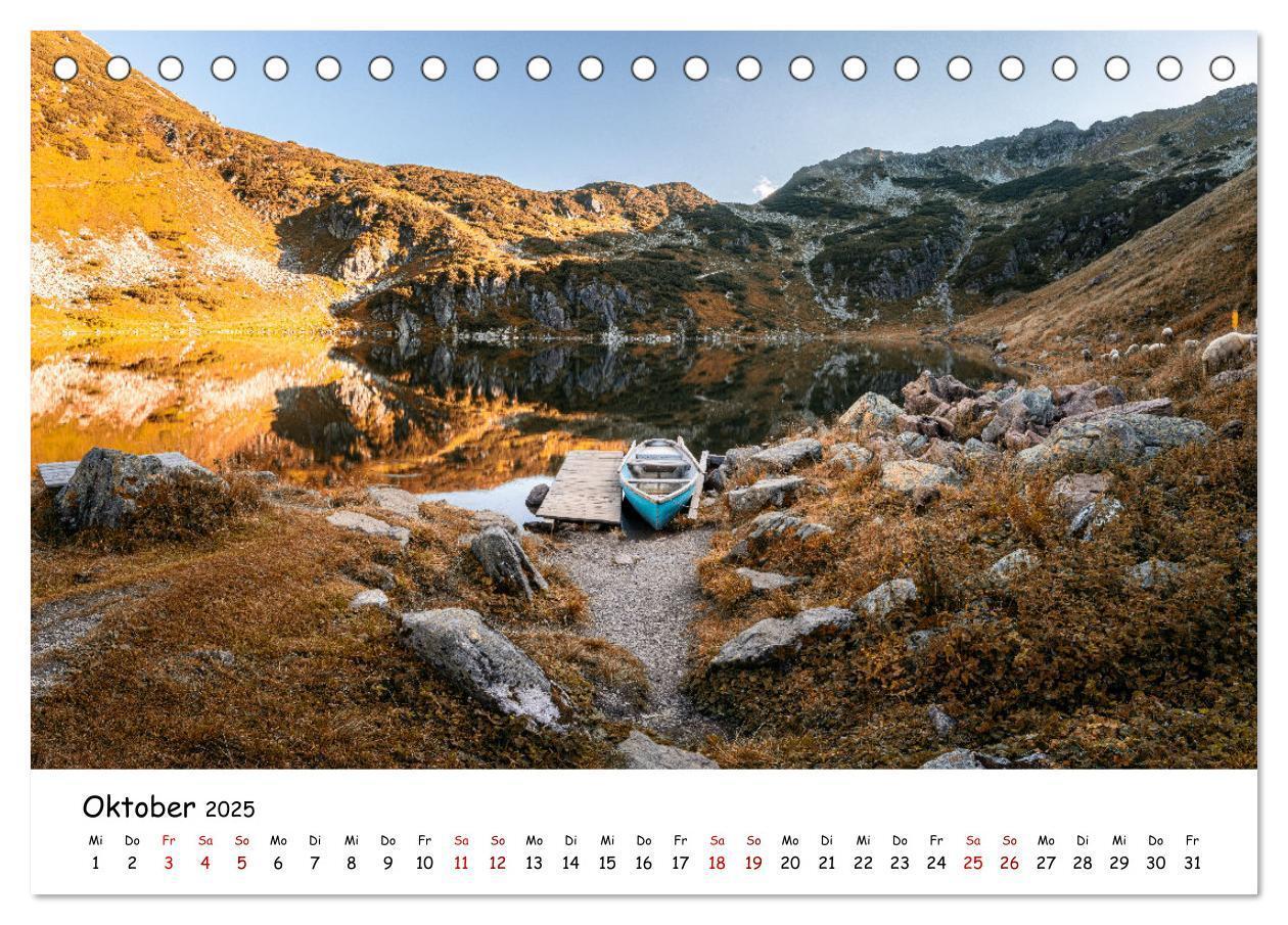 Bild: 9783435007356 | Schönste Berge der Alpen (Tischkalender 2025 DIN A5 quer), CALVENDO...