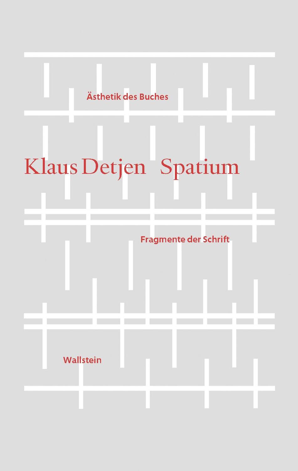 Cover: 9783835355156 | Spatium | Fragmente der Schrift | Klaus Detjen | Taschenbuch | 80 S.