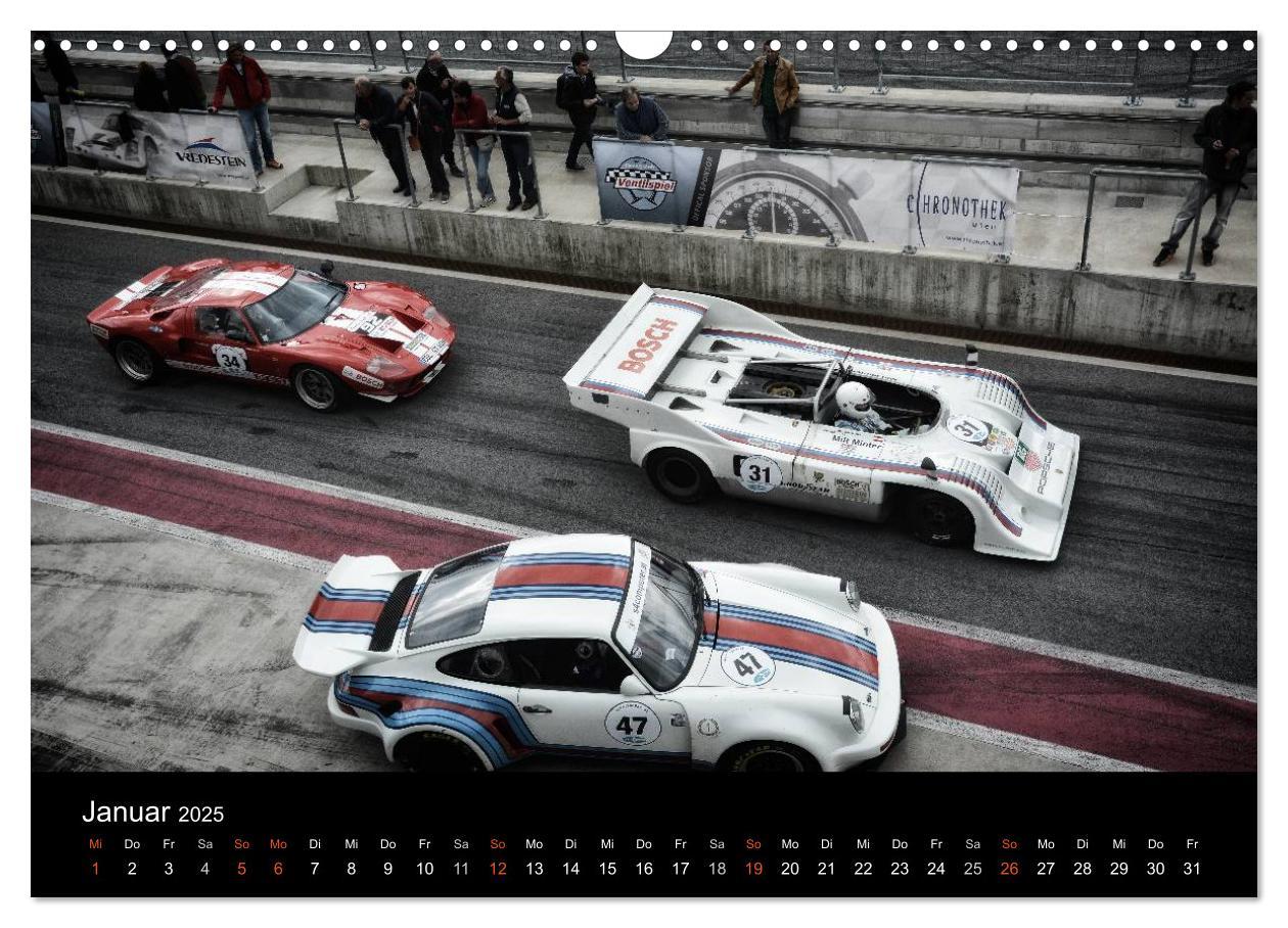 Bild: 9783435759606 | Raceday (Wandkalender 2025 DIN A3 quer), CALVENDO Monatskalender