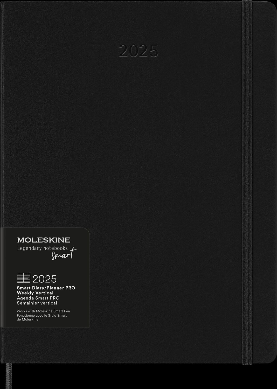 Cover: 8056999271282 | Moleskine 12 Month 2025 PRO Smart Weekly Vertical Planner, Hard...