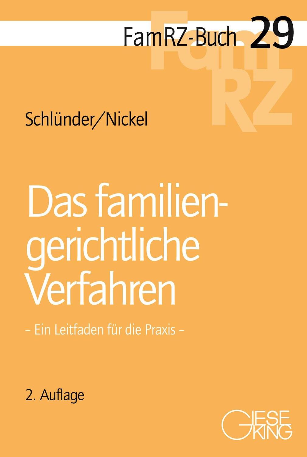 Cover: 9783769411928 | Das familiengerichtliche Verfahren | Ein Leitfaden für die Praxis