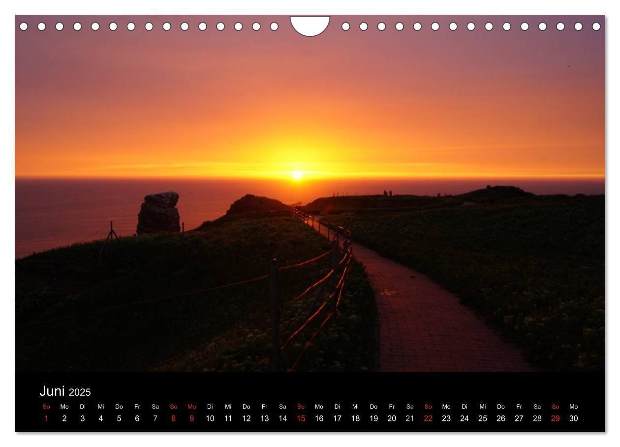 Bild: 9783435806867 | Abend in Helgoland (Wandkalender 2025 DIN A4 quer), CALVENDO...