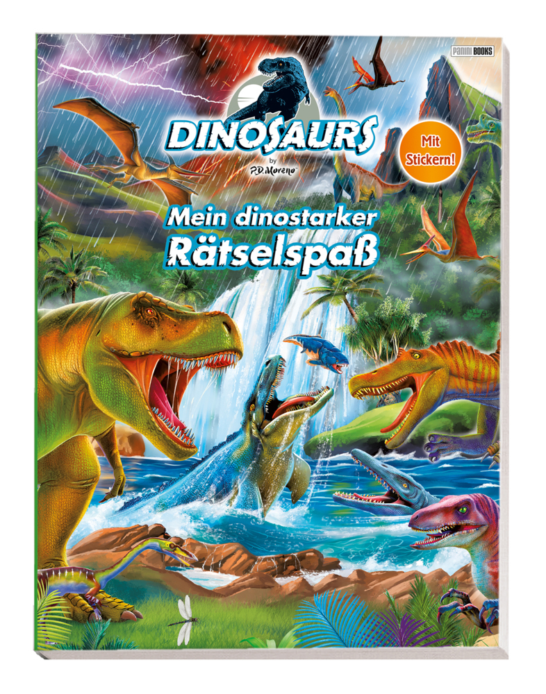 Cover: 9783833242472 | Dinosaurs by P.D. Moreno: Mein dinostarker Rätselspaß | Panini | Buch