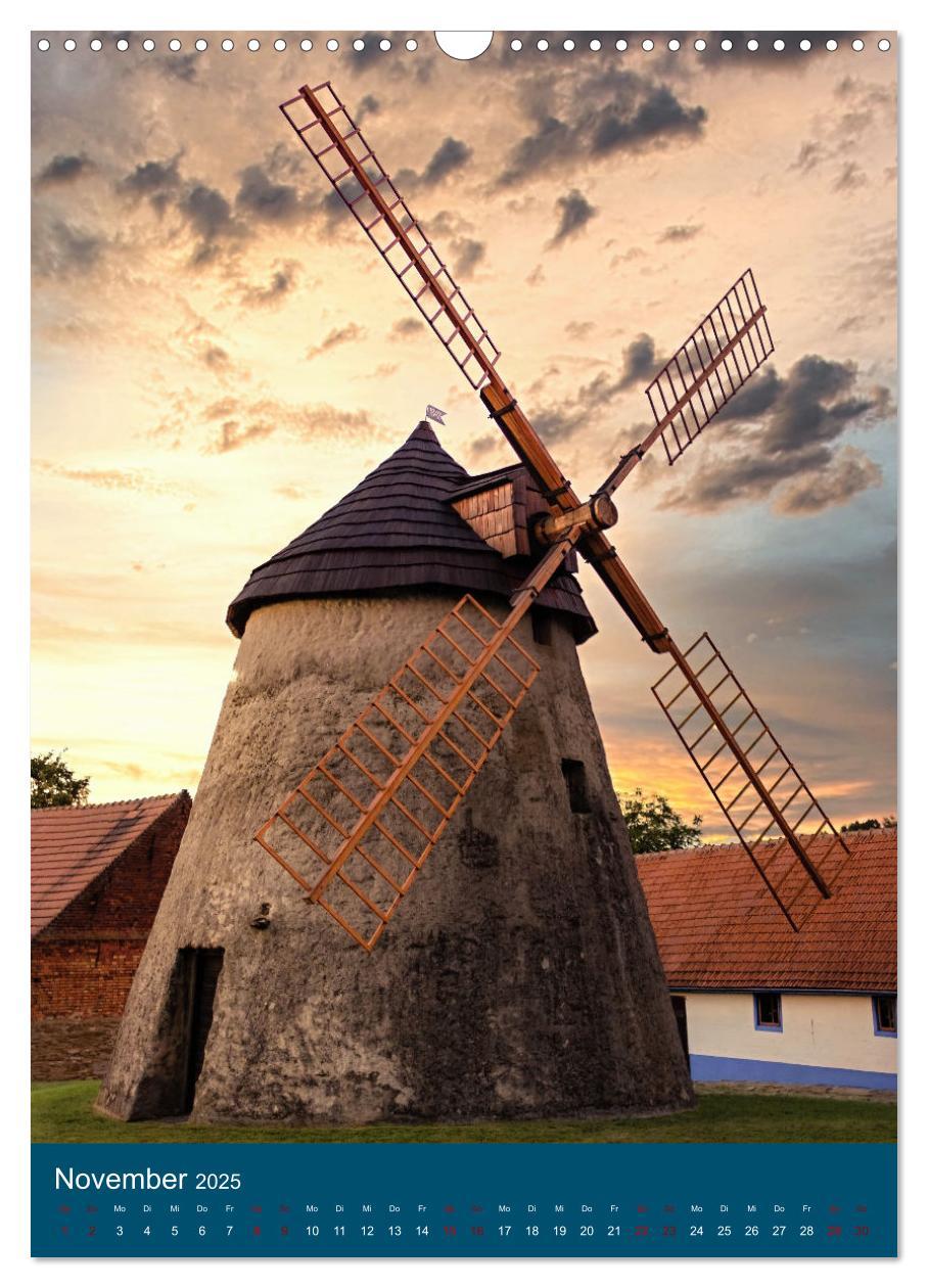 Bild: 9783435901289 | Erlebnis Windmühle (Wandkalender 2025 DIN A3 hoch), CALVENDO...