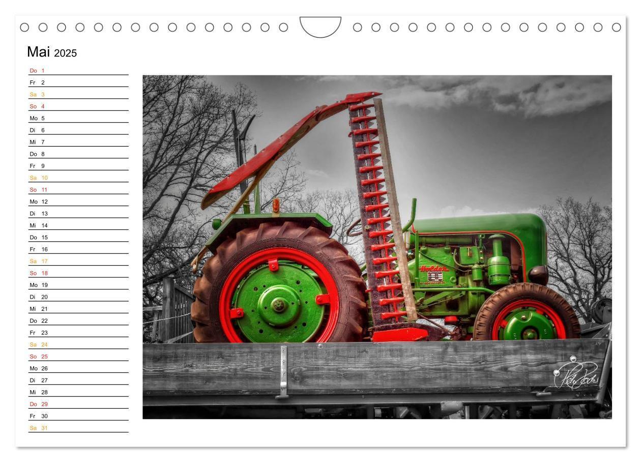 Bild: 9783435736614 | Trecker - Oldtimer / Geburtstagskalender (Wandkalender 2025 DIN A4...