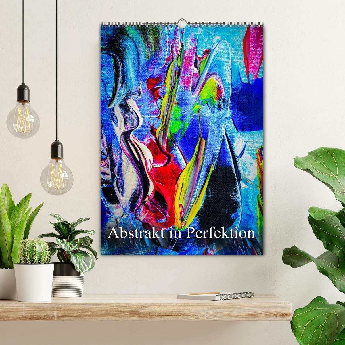 Bild: 9783457047965 | Abstrakt in Perfektion (Wandkalender 2025 DIN A2 hoch), CALVENDO...