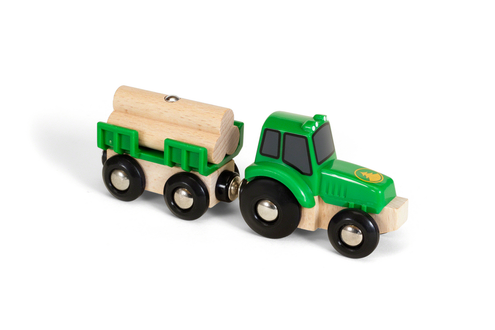 Bild: 7312350337990 | 33799 BRIO Traktor mit Holz-Anhänger | BRIO® | Stück | Deutsch | 2016