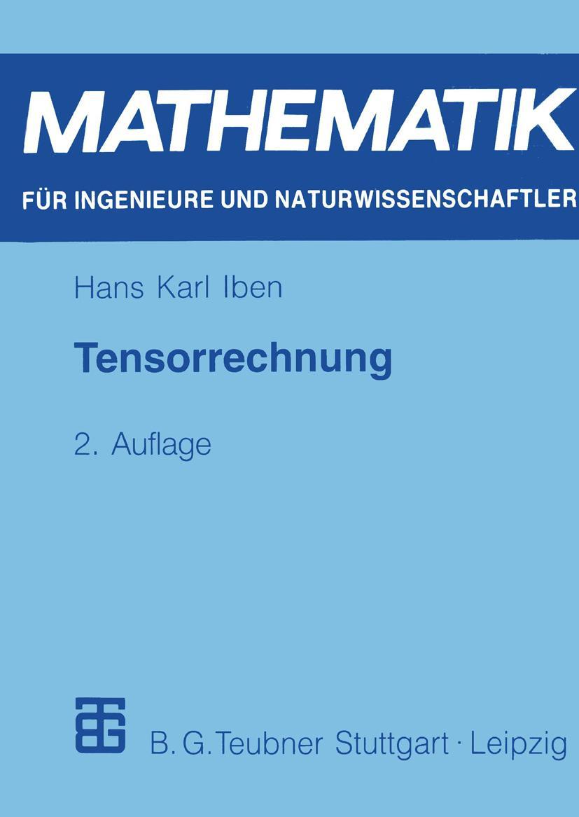 Cover: 9783519002468 | Tensorrechnung | Hans Karl Iben | Taschenbuch | 180 S. | Deutsch